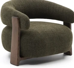 Design Fauteuils-Kave Home Granite Fauteuil Groen