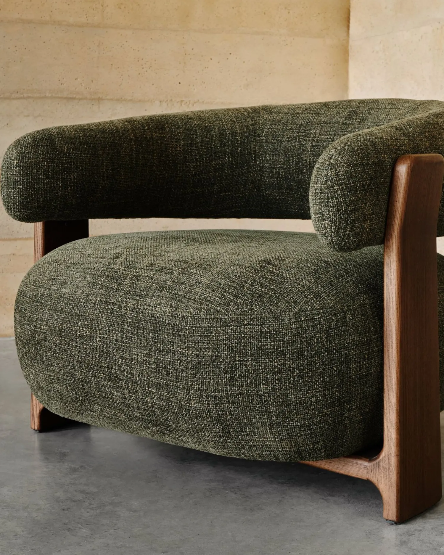 Design Fauteuils-Kave Home Granite Fauteuil Groen