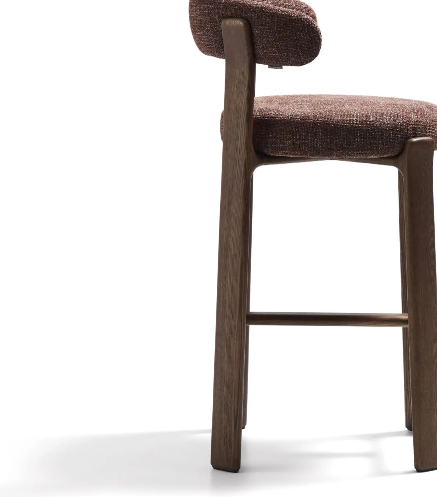 Stoffen Barkrukken-Kave Home Granite Hoog Barstoel Bruin