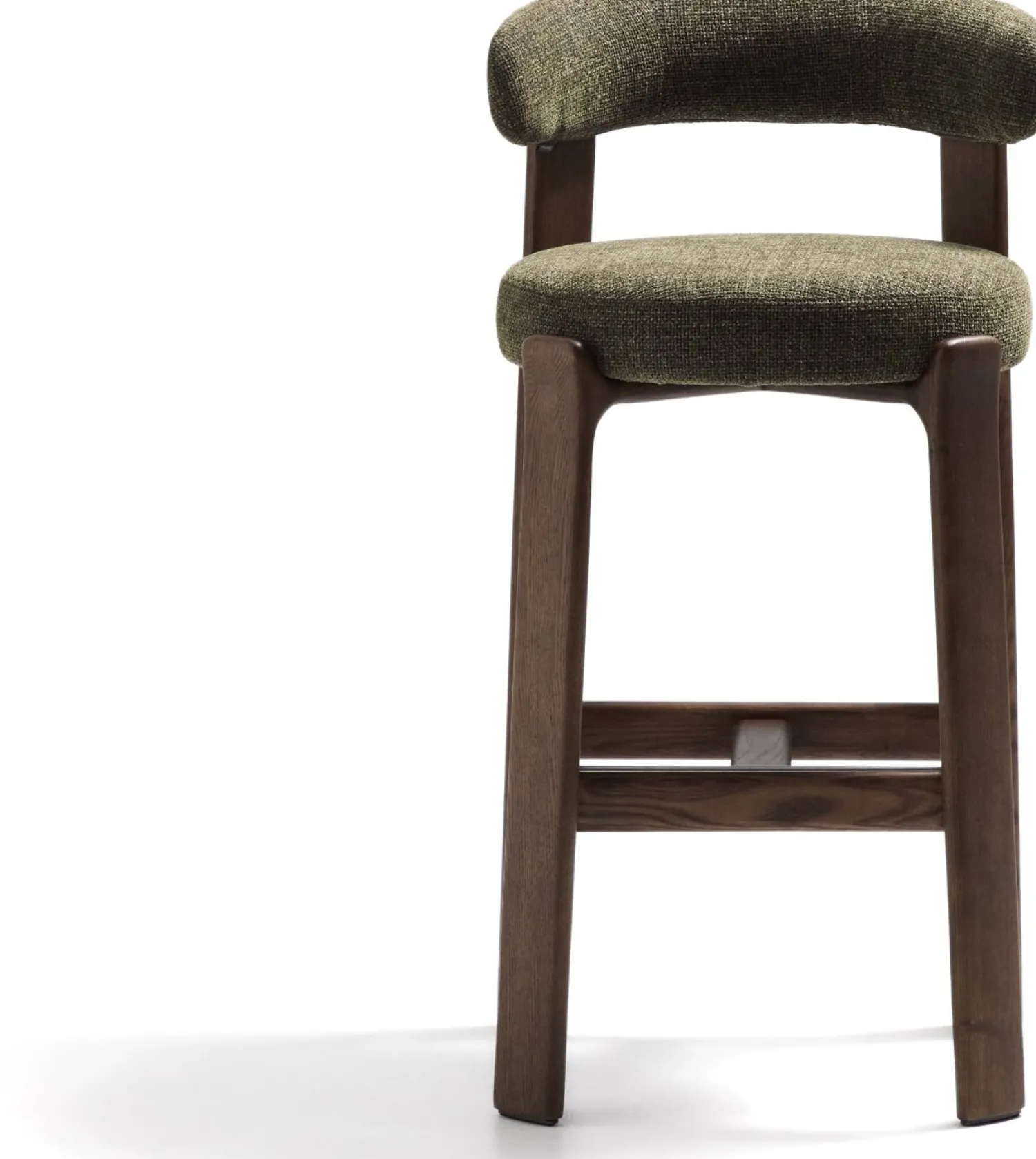 Stoffen Barkrukken-Kave Home Granite Hoog Barstoel Groen
