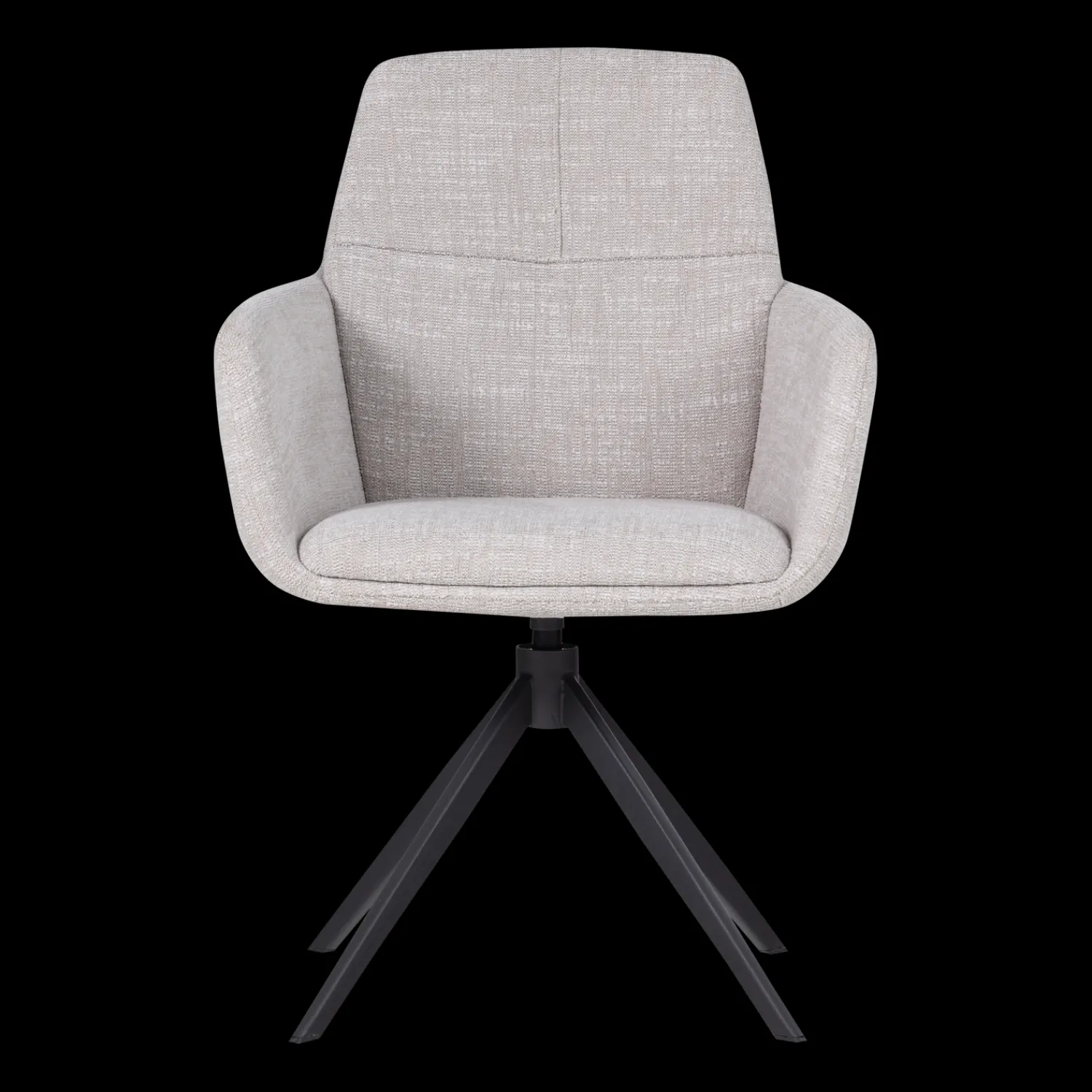Eetkamerstoelen Met Armleuning-WOOOD Grant Eetkamerstoel Naturel Melange