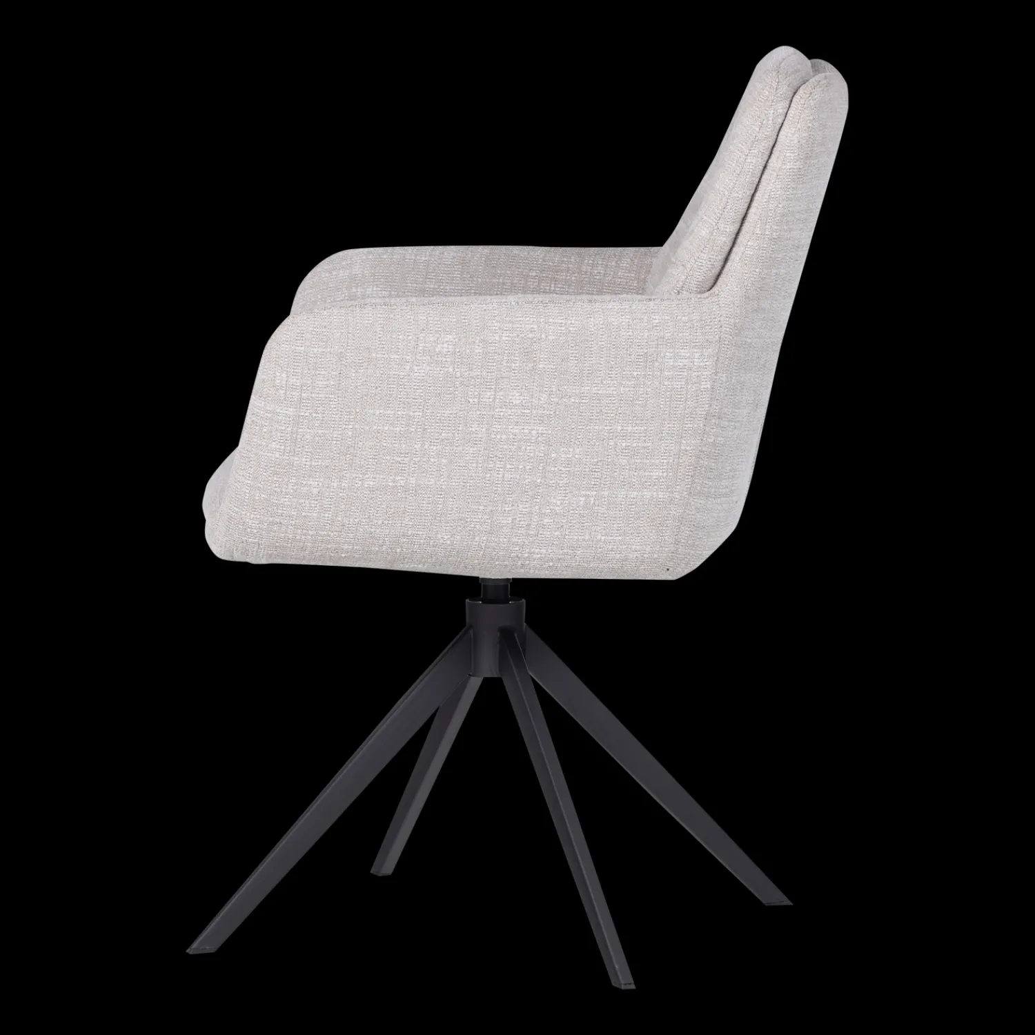 Eetkamerstoelen Met Armleuning-WOOOD Grant Eetkamerstoel Naturel Melange