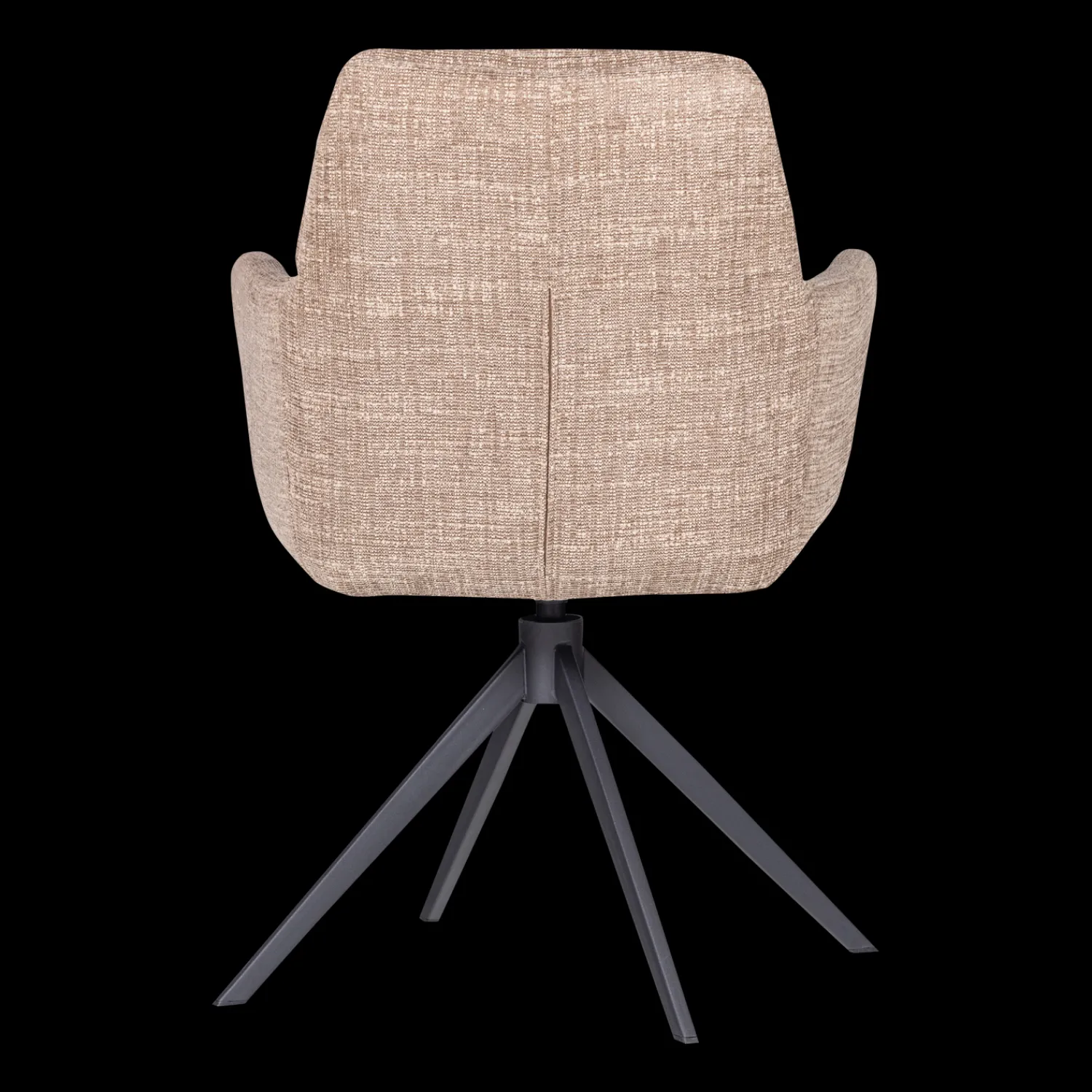 Eetkamerstoelen Met Armleuning-WOOOD Grant Eetkamerstoel Zand Melange