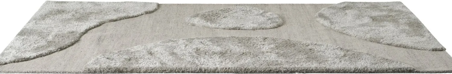Vloerkleden|Wollen Vloerkleden-Montèl Graphics Vloerkleed Grey