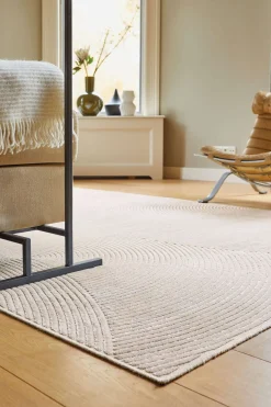 Vloerkleden|Wollen Vloerkleden-Brinker Carpets Graphix 1012 Vloerkleed Ivory