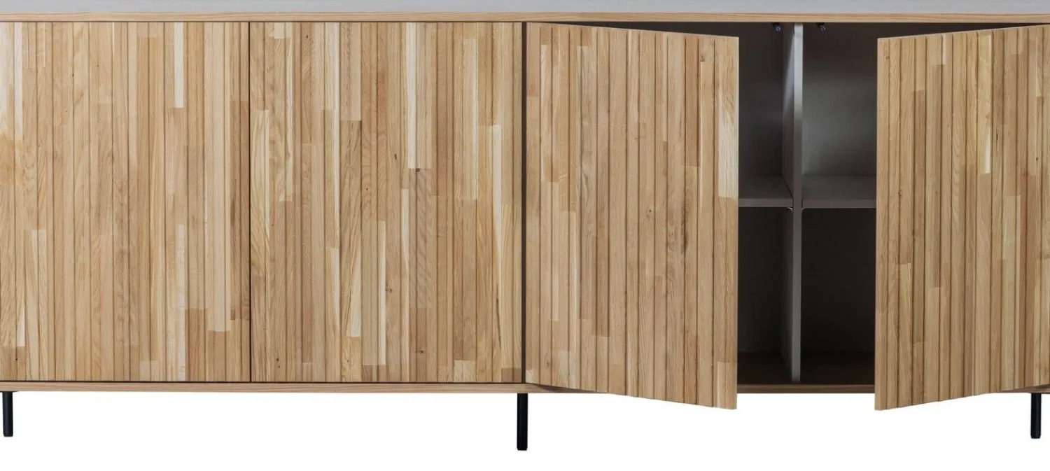Dressoirs-WOOOD Gravure Dressoir Natural