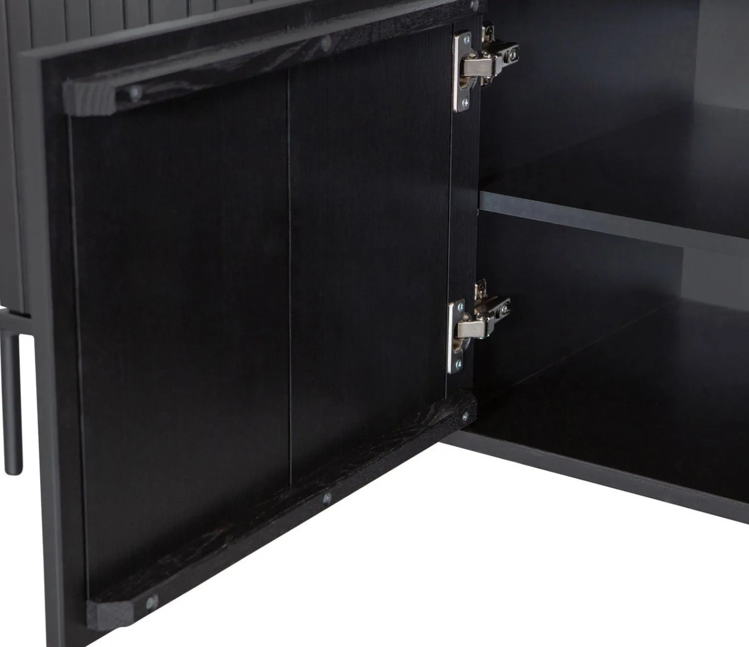 Tv-Meubels-WOOOD Gravure Medium Tv-meubel Black