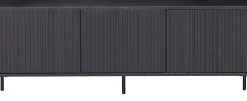 Tv-Meubels-WOOOD Gravure Medium Tv-meubel Black