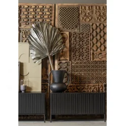 Tv-Meubels-WOOOD Gravure Medium Tv-meubel Black