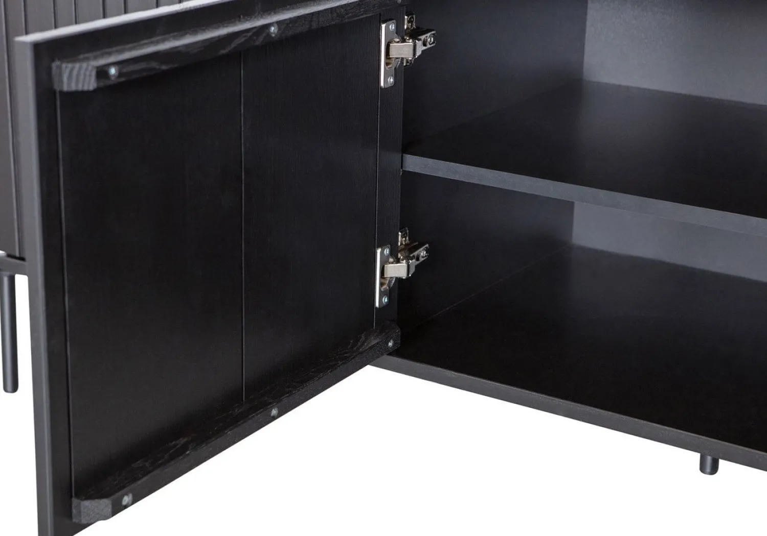 Tv-Meubels-WOOOD Gravure Medium Tv-meubel Black