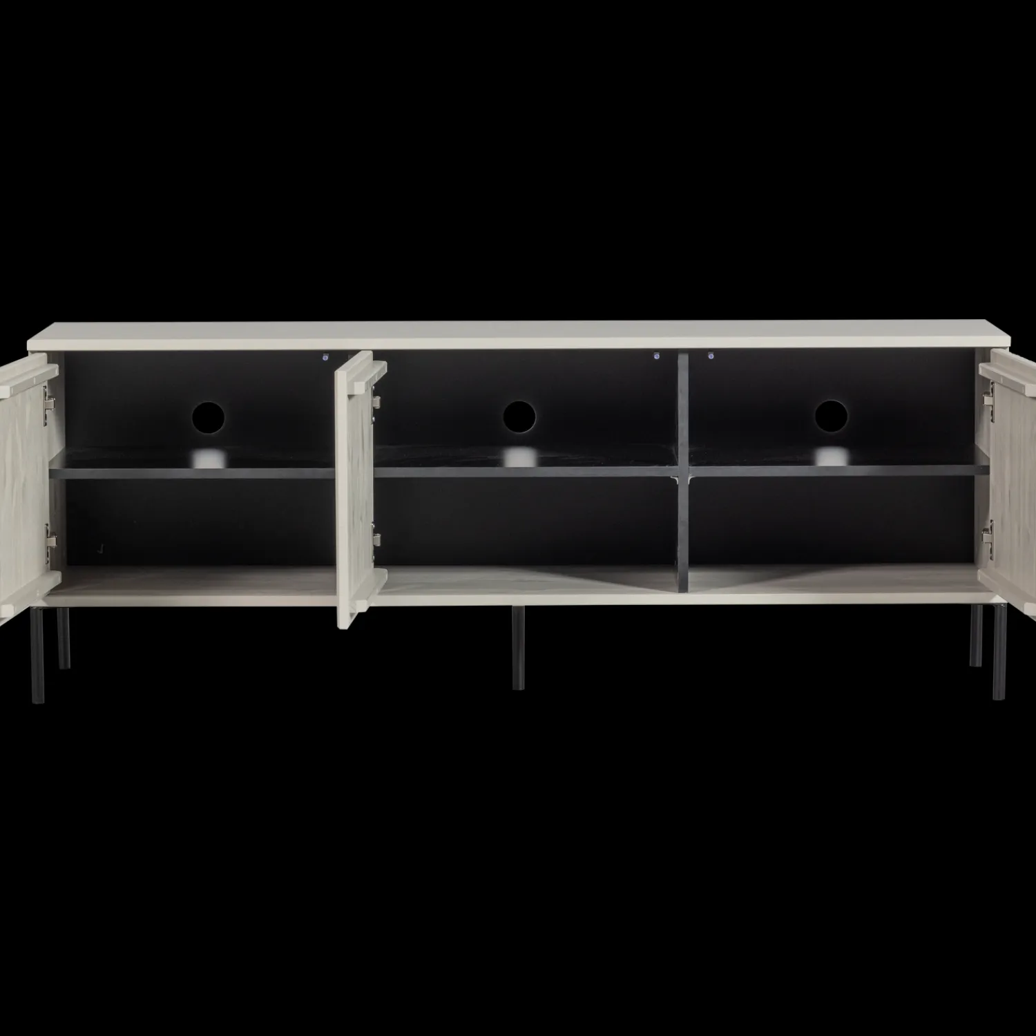 Tv-Meubels-WOOOD Gravure Medium Tv-meubel New Grenen