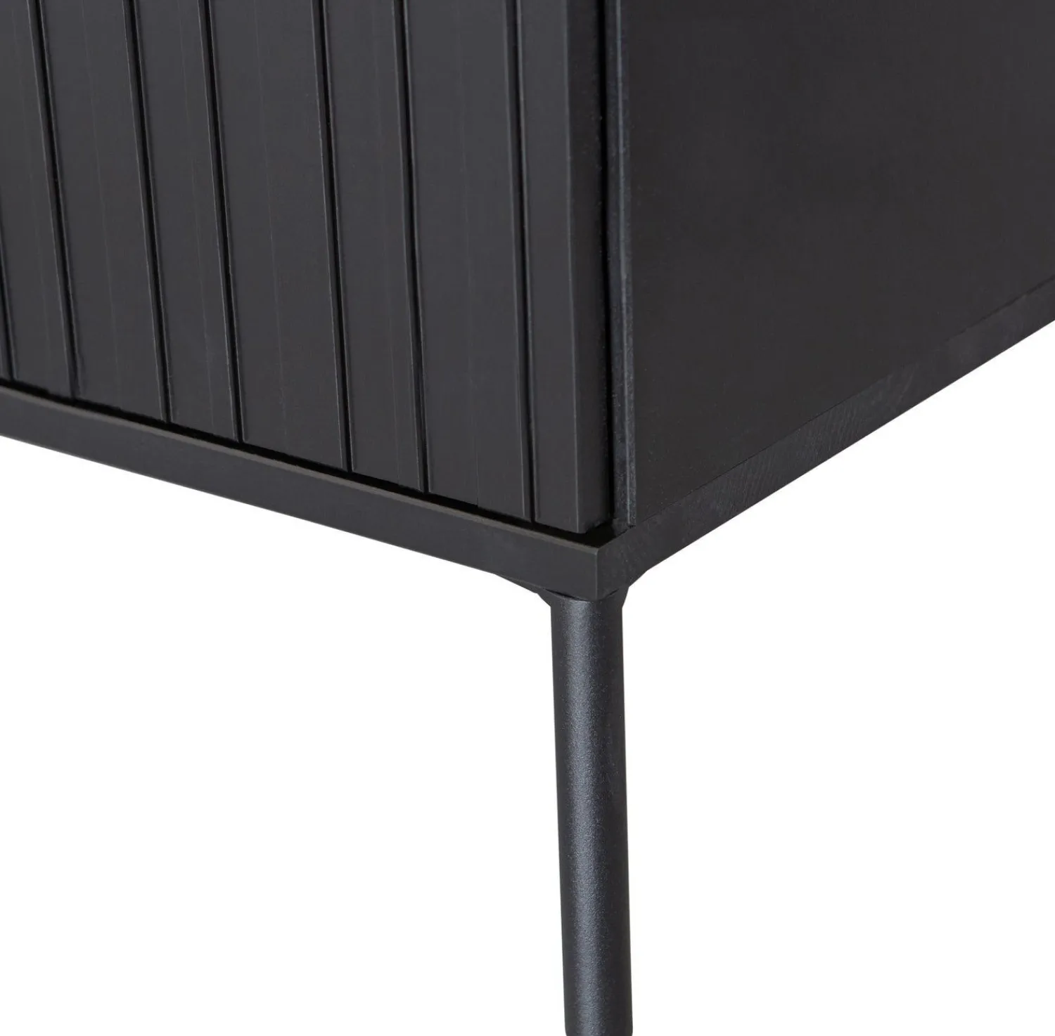 Tv-Meubels-WOOOD Gravure Small Tv-meubel Black