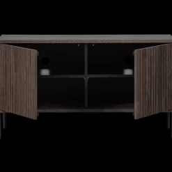 Tv-Meubels-WOOOD Gravure Small Tv-meubel Espresso
