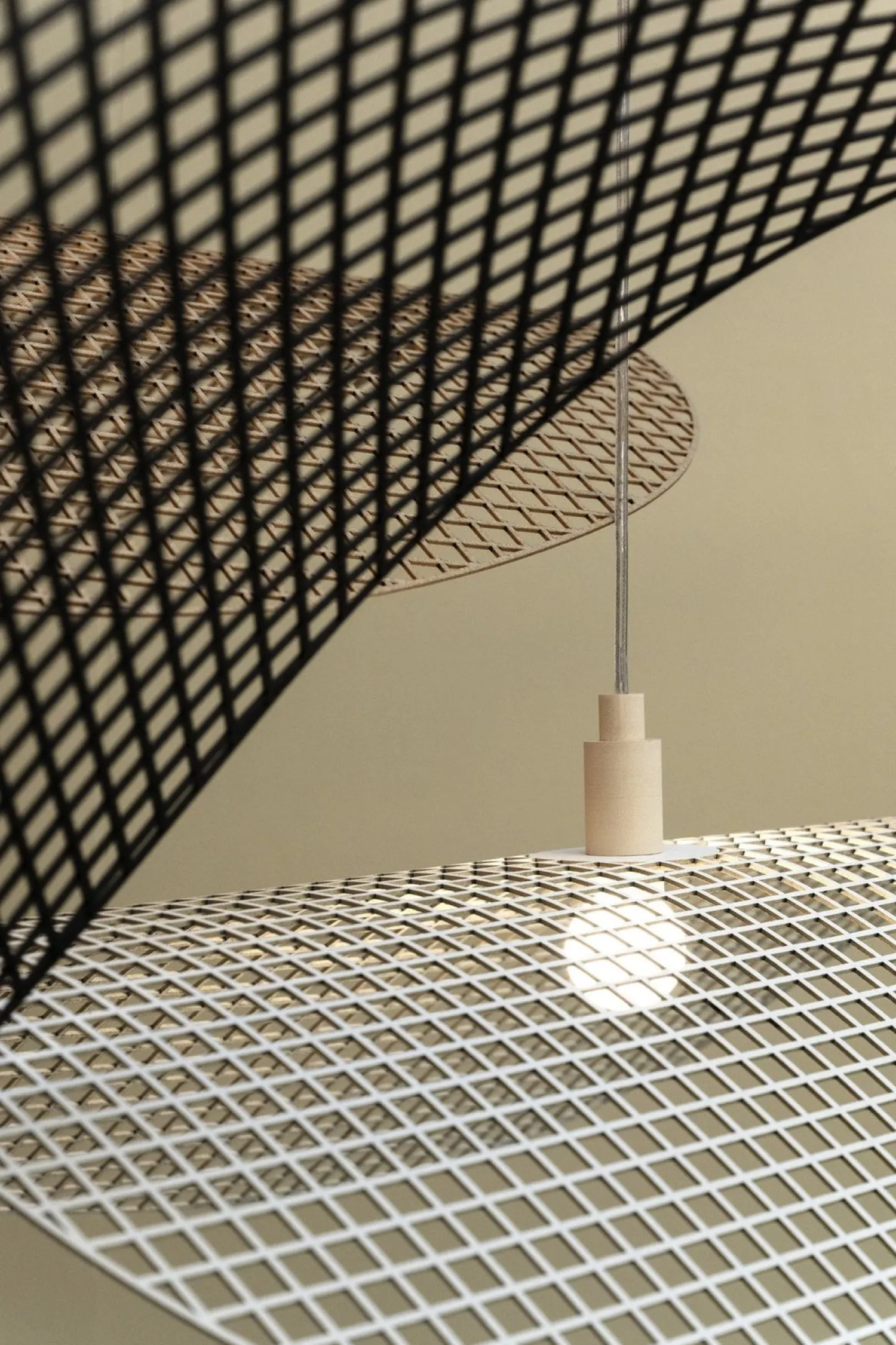 Hanglampen|Hanglampen-Studio HENK Grid Hanglamp White