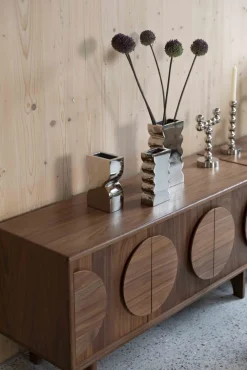 Dressoirs-Zuiver Groove Dressoir Bruin
