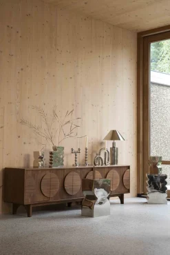 Dressoirs-Zuiver Groove Dressoir Bruin