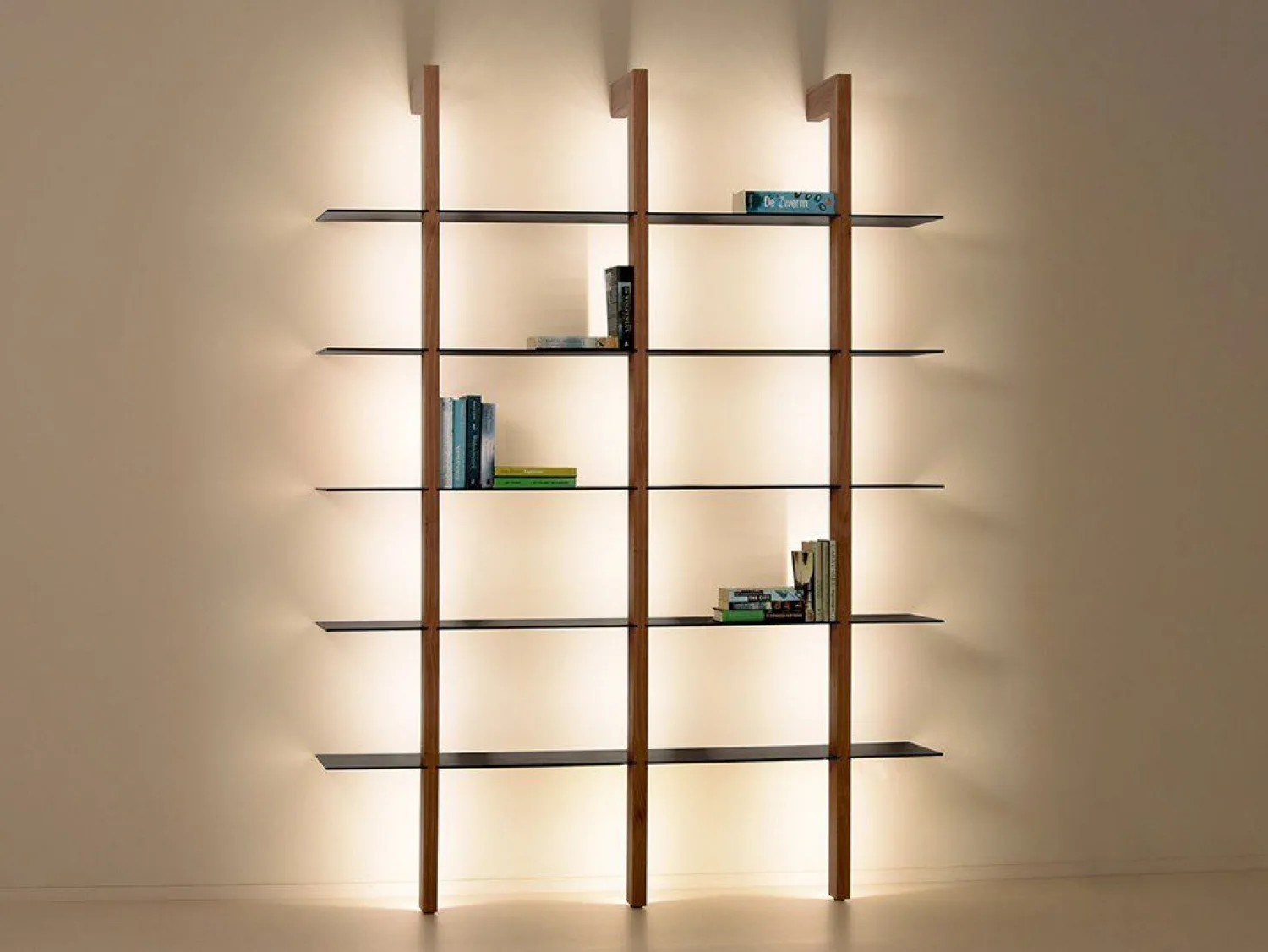 Boekenkasten|Opbergkasten-Castelijn Groove XS Kast Bruin, zwart