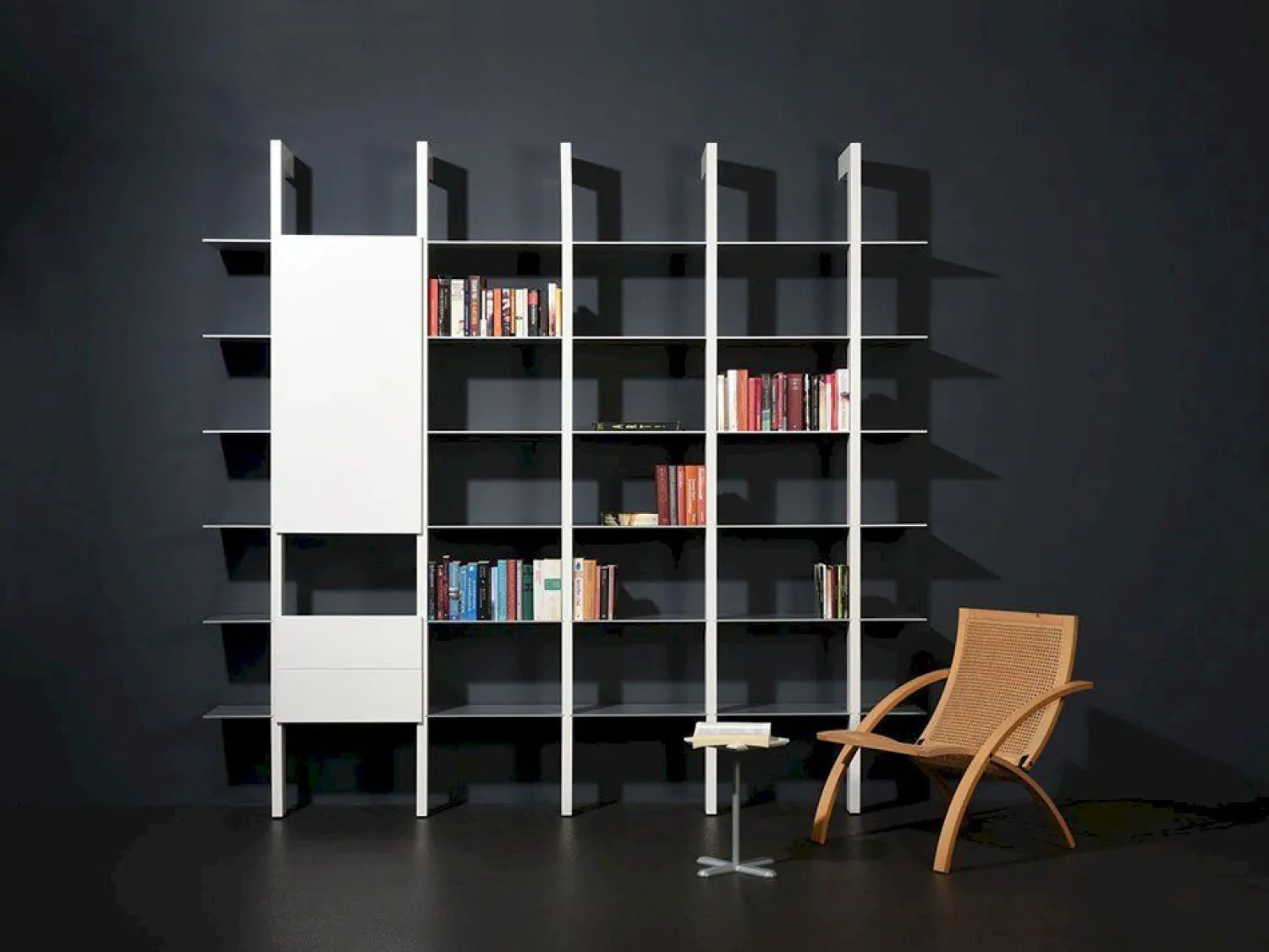 Boekenkasten|Opbergkasten-Castelijn Groove XS Kast Bruin, zwart