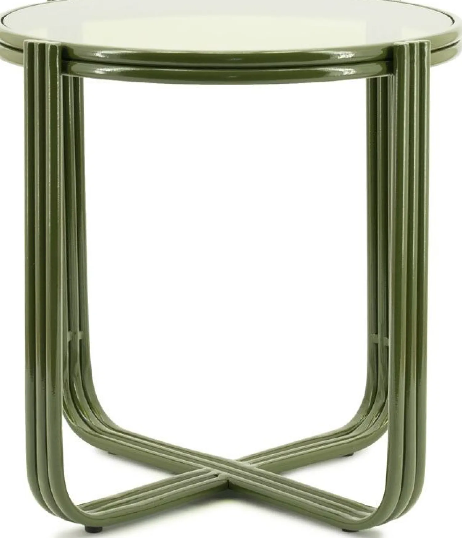 Glazen Bijzettafels-By Boo Groovy Bijzettafel Groen