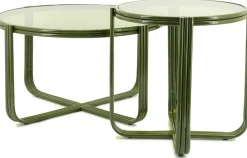 Glazen Bijzettafels-By Boo Groovy Bijzettafel Groen