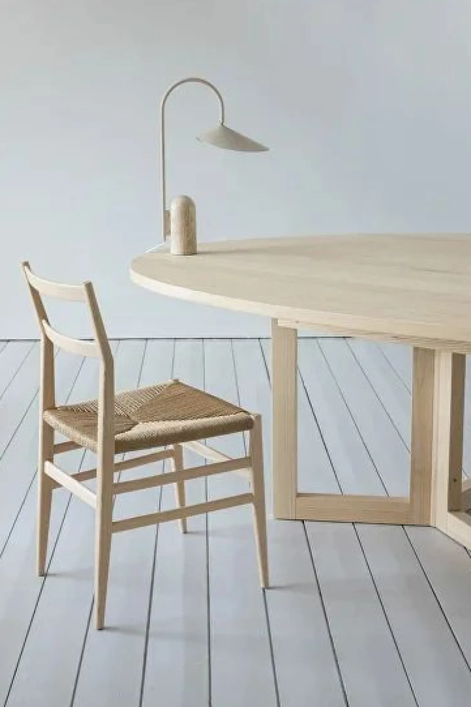 Organische Eettafels-Pilat & Pilat Grut 2 Eettafel Zeep Wit