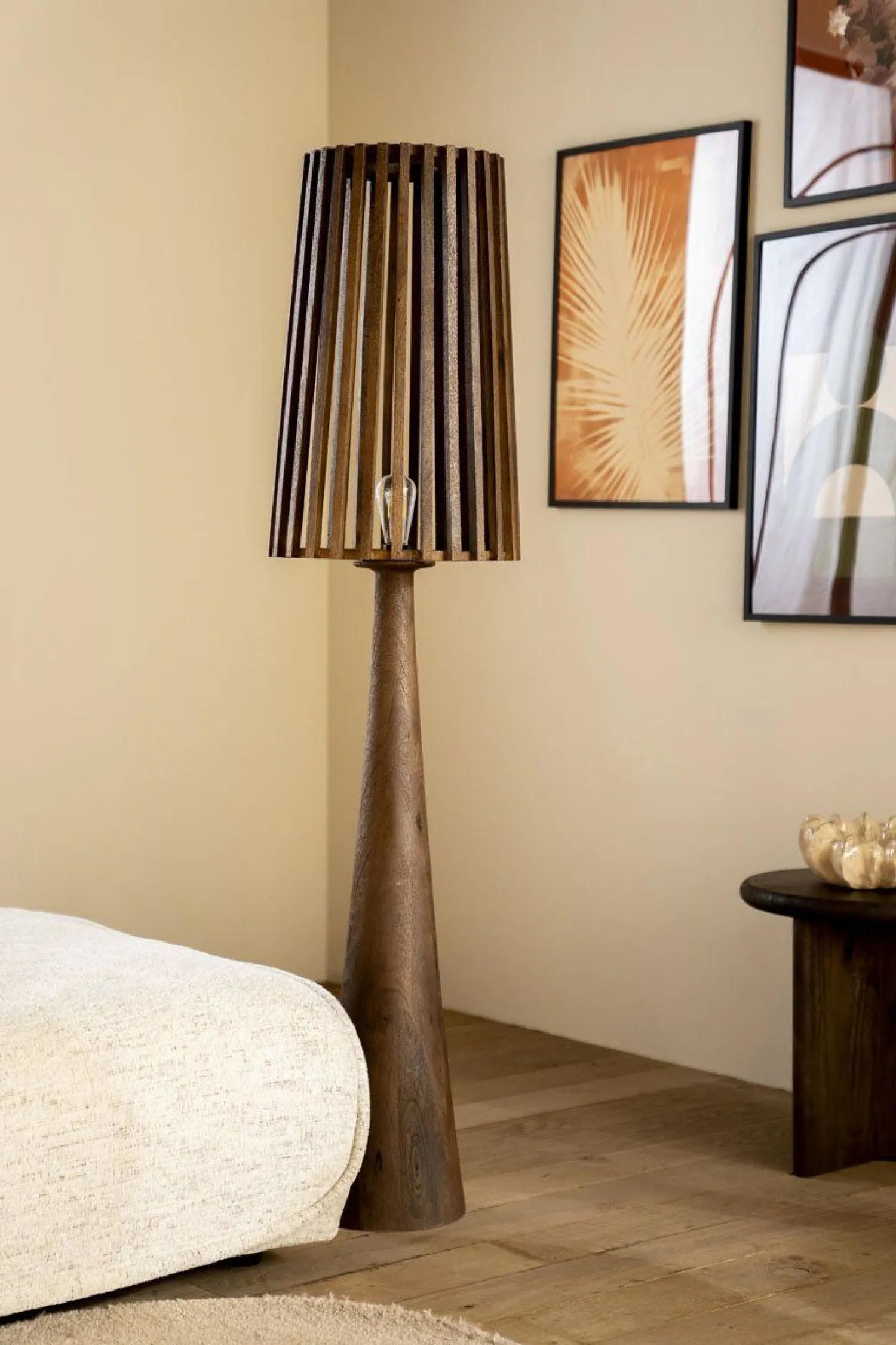 Vloerlampen|Vloerlampen-By Boo Guard Vloerlamp Brown