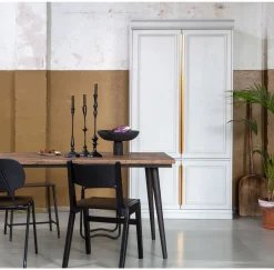 Houten Eettafels|Rechthoekige Eettafels-WOOOD Guild Eettafel Black