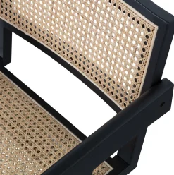 Eetkamerstoelen Met Armleuning-WOOOD Gunn Eetkamerstoel Black