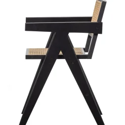 Eetkamerstoelen Met Armleuning-WOOOD Gunn Eetkamerstoel Black