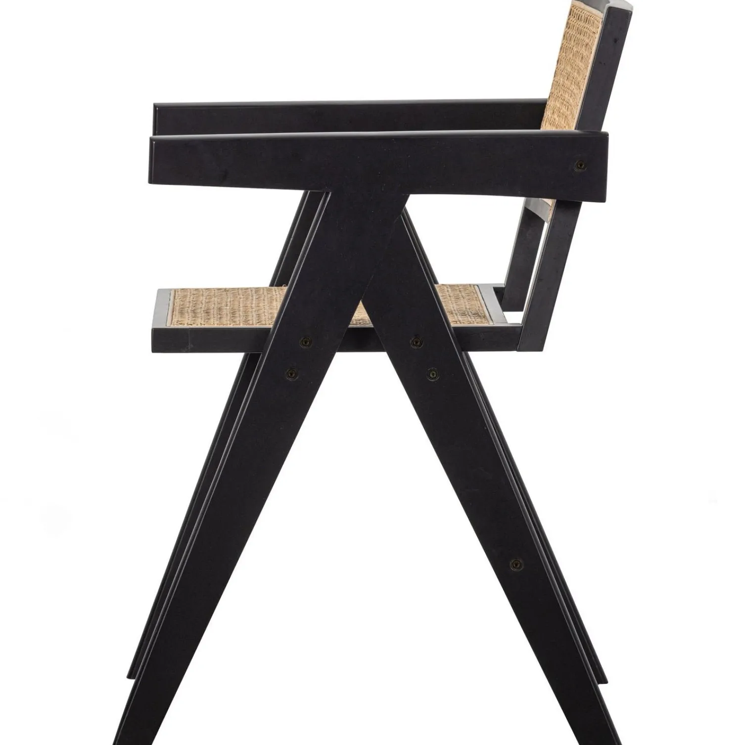 Eetkamerstoelen Met Armleuning-WOOOD Gunn Eetkamerstoel Black