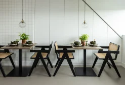 Eetkamerstoelen Met Armleuning-WOOOD Gunn Eetkamerstoel Black