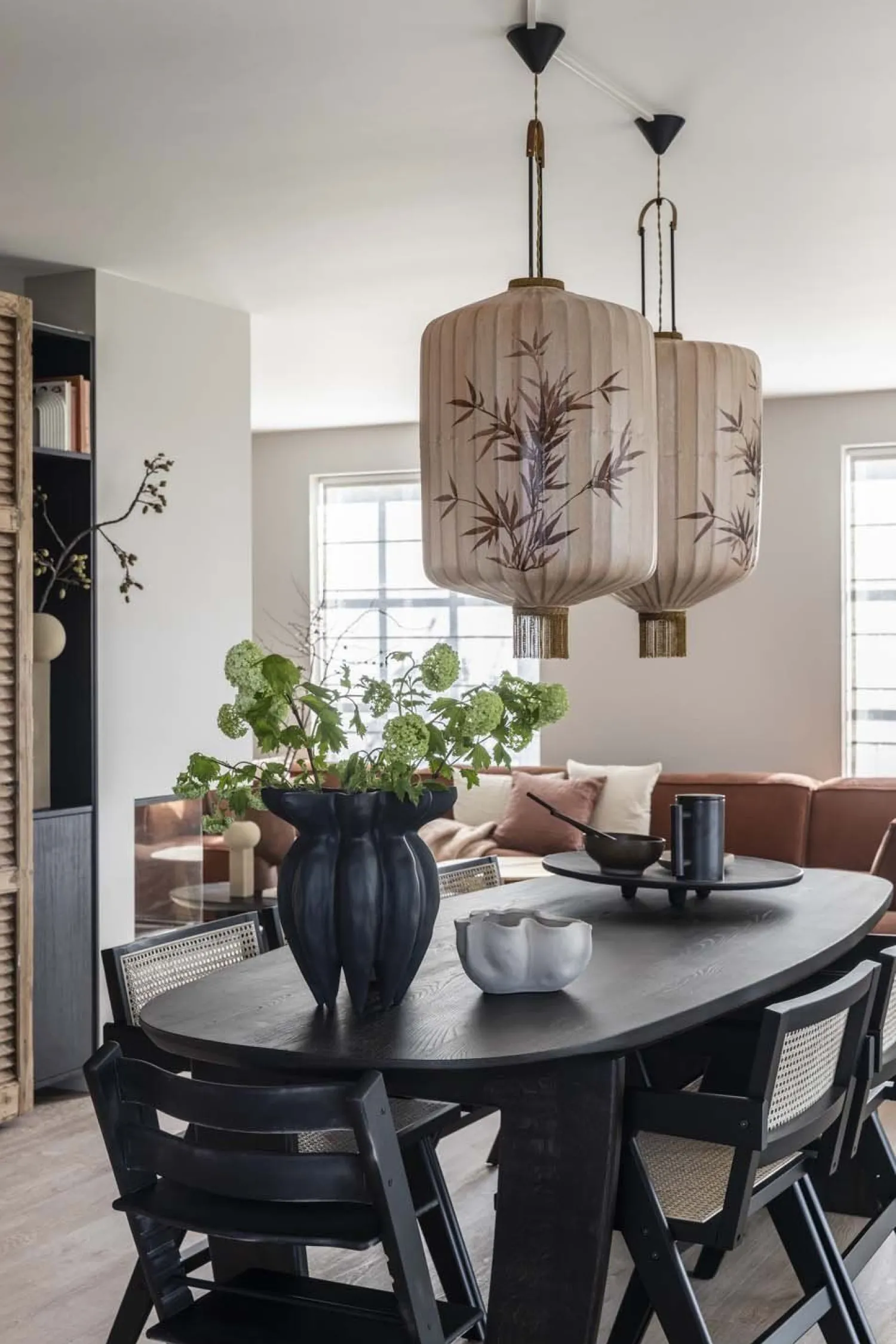 Eetkamerstoelen Met Armleuning-WOOOD Gunn Eetkamerstoel Black