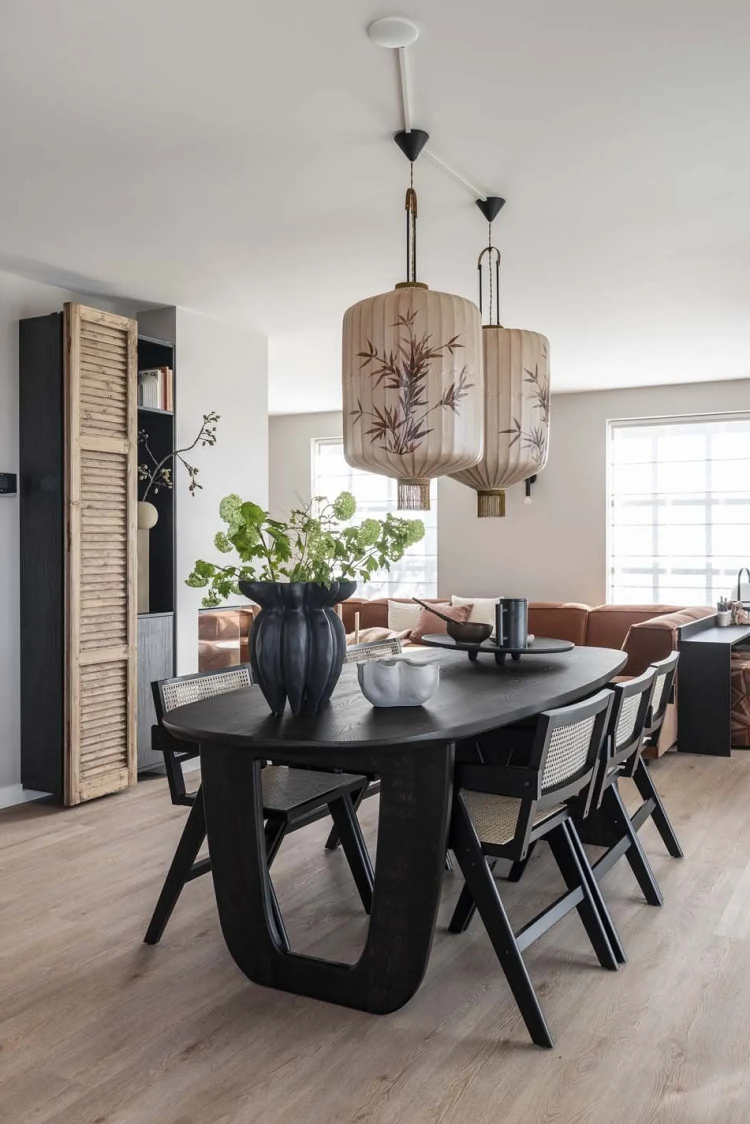 Eetkamerstoelen Met Armleuning-WOOOD Gunn Eetkamerstoel Black