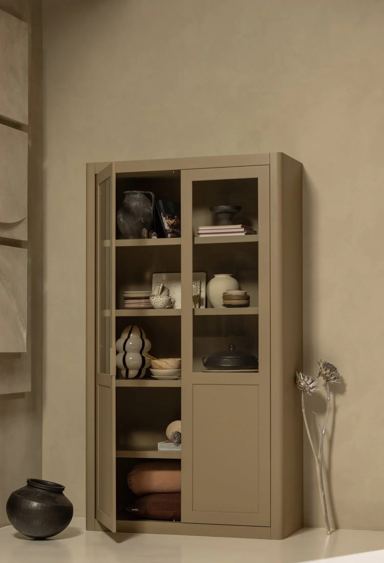 Buffetkasten|Buffetkasten-WOOOD Gunnar Buffetkast Mud