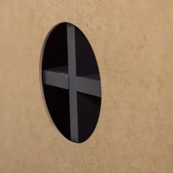 Tv-Meubels-WOOOD Gunnar 3-deurs Tv-meubel Matzwart