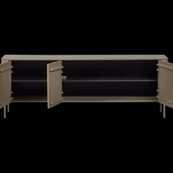 Tv-Meubels-WOOOD Gunnar 3-deurs Tv-meubel Mud