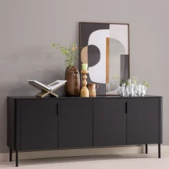 Dressoirs-WOOOD Gunnar Dressoir Matzwart