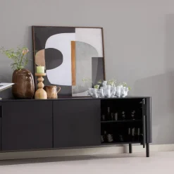 Dressoirs-WOOOD Gunnar Dressoir Matzwart
