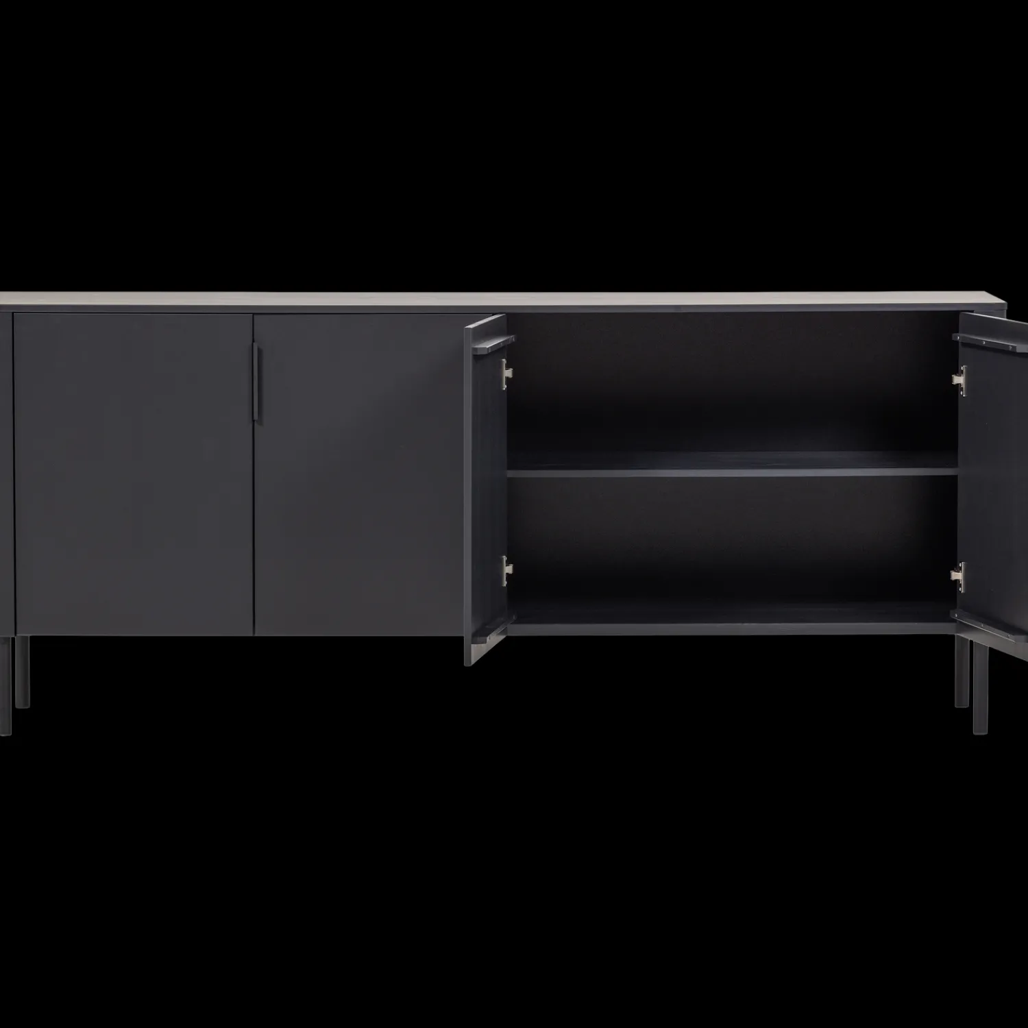 Dressoirs-WOOOD Gunnar Dressoir Matzwart