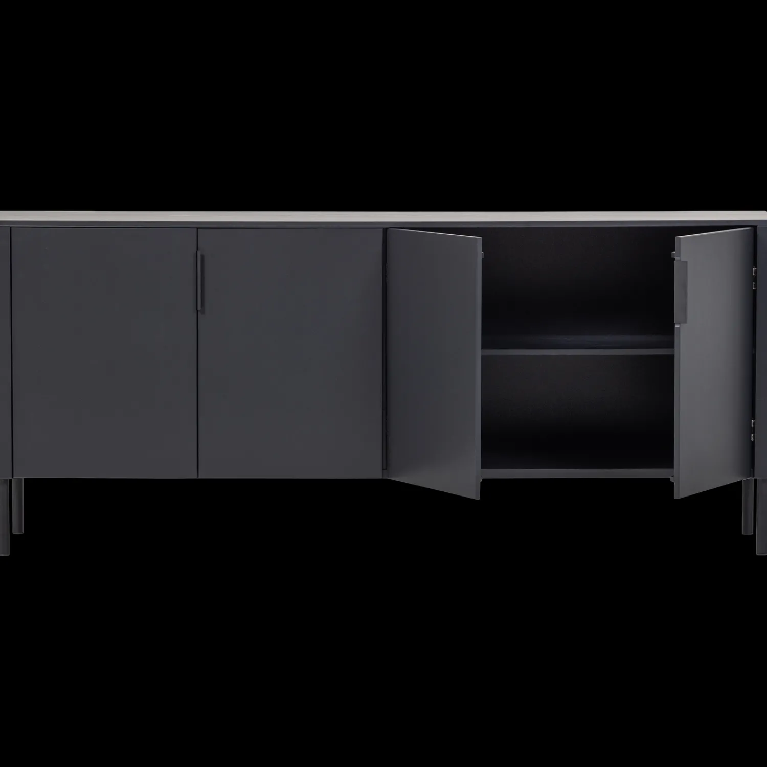 Dressoirs-WOOOD Gunnar Dressoir Matzwart