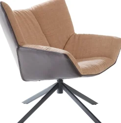 Draaifauteuils-LABEL Vandenberg Gustav Fauteuil Naturel