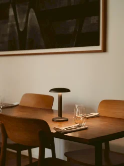 Design Tafellampen|Tafellampen-Flos Gustave Tafellamp Anthracite