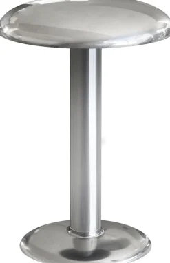 Snoerloze Tafellampen|Tafellampen-Flos Gustave Tafellamp Polished Silver