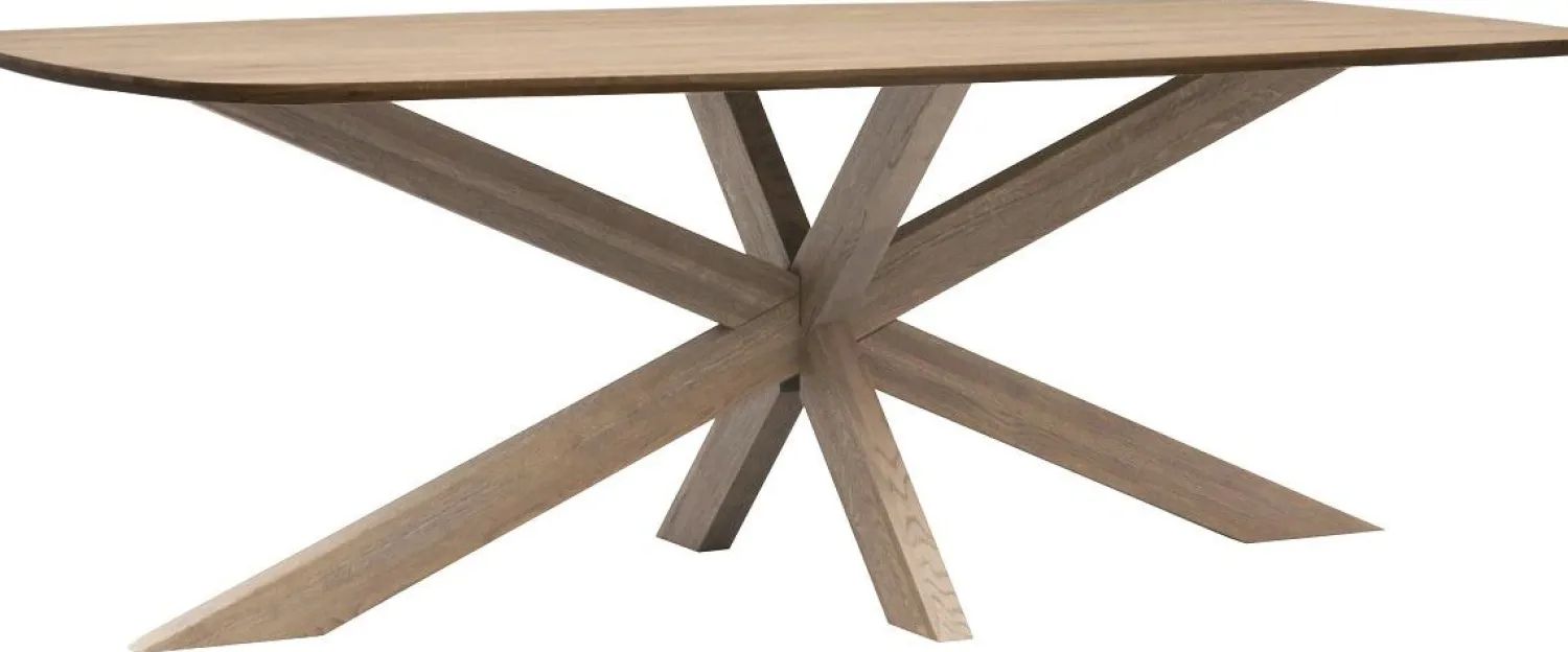 Houten Eettafels-Trendhopper Haiko Deens Ovaal Eettafel Cinnamon