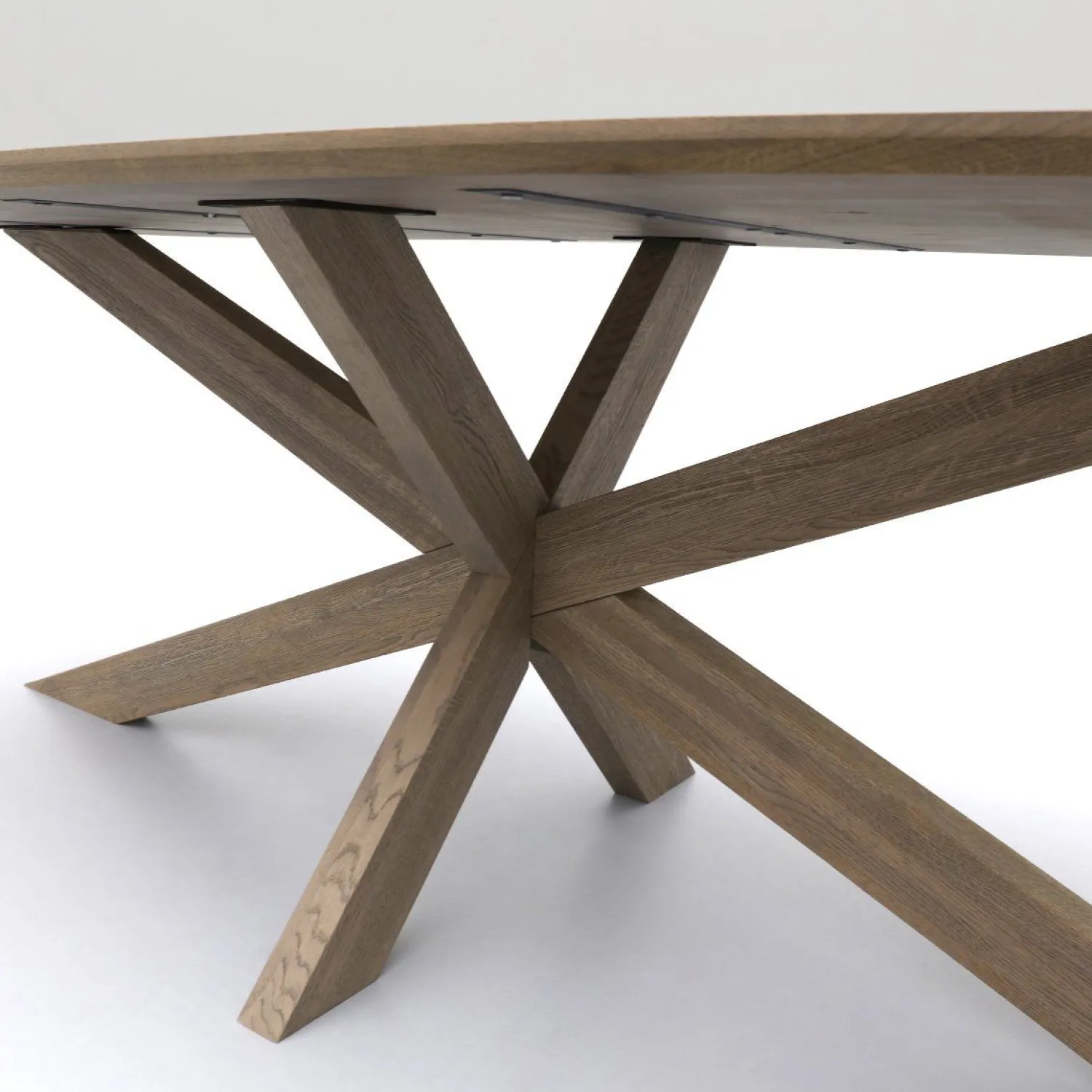 Houten Eettafels-Trendhopper Haiko Deens Ovaal Eettafel Cinnamon