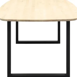 Houten Eettafels|Ovale Eettafels-Trendhopper Haiko Eettafel Elephant Grey