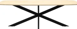 Houten Eettafels|Ovale Eettafels-Trendhopper Haiko Eettafel Elephant Grey