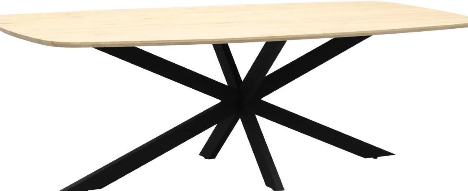 Houten Eettafels|Ovale Eettafels-Trendhopper Haiko Eettafel Elephant Grey