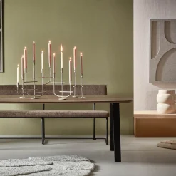 Houten Eettafels|Ovale Eettafels-Trendhopper Haiko Eettafel Elephant Grey