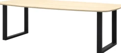 Houten Eettafels|Ovale Eettafels-Trendhopper Haiko Eettafel Elephant Grey